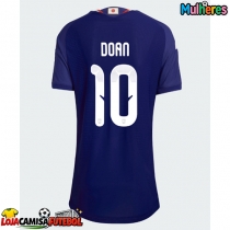 Camisa de Futebol Japão Ritsu Doan #10 Equipamento Principal Mulheres Mundo 2026 Manga Curta